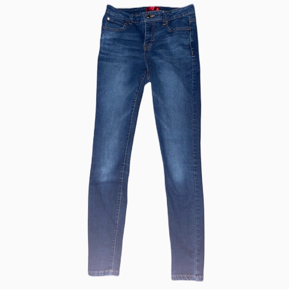 Jennifer Lopez Women’s Skinny Blue Jeans Size 6 (Tall) - Picture 1 of 9